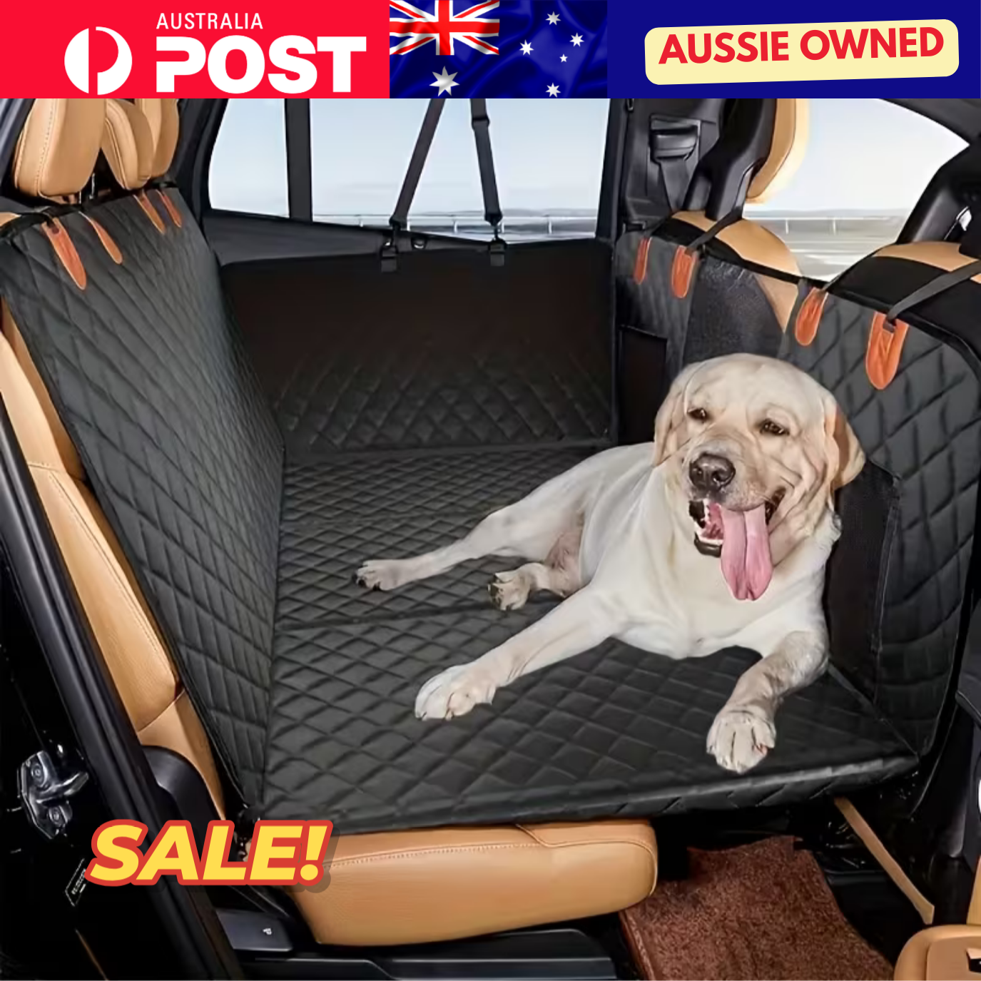 Oz Bargains™ PetShield Pro Car Seat Protector & Hammock