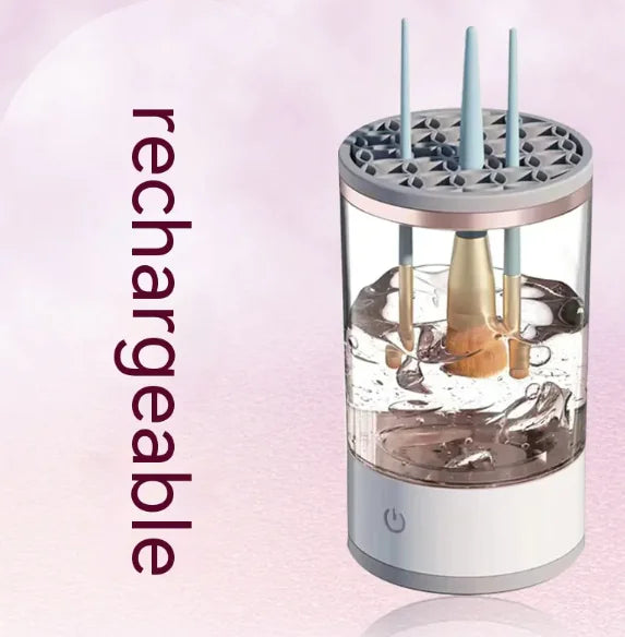 Oz Bargains™ GlowClean Automatic Makeup Brush Cleaner