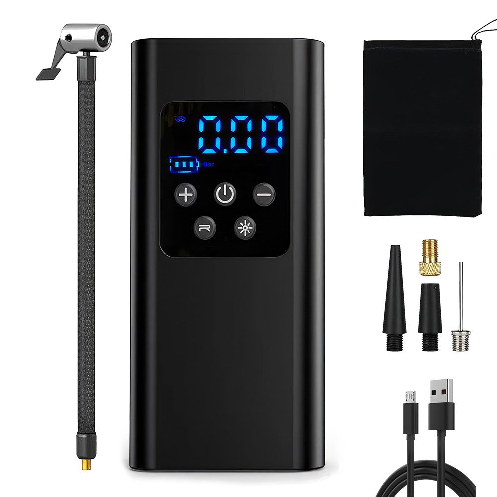Oz Bargains™ Smart Air Pro – Portable Cordless Car Tyre Inflator | 12V Digital LCD | 150 PSI High-Power Air Pump