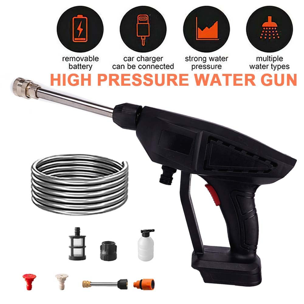 Oz Bargains™ HydroJet Max – Cordless High-Pressure Water Spray Gun | Portable Car & Yard Washer