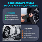 Oz Bargains™ Smart Air Pro – Portable Cordless Car Tyre Inflator | 12V Digital LCD | 150 PSI High-Power Air Pump