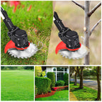 Oz Bargains™ TurboTrim Pro – Cordless Grass Trimmer & Electric Lawn Cutter | Whipper Snipper with 2x Makita-Compatible Batteries