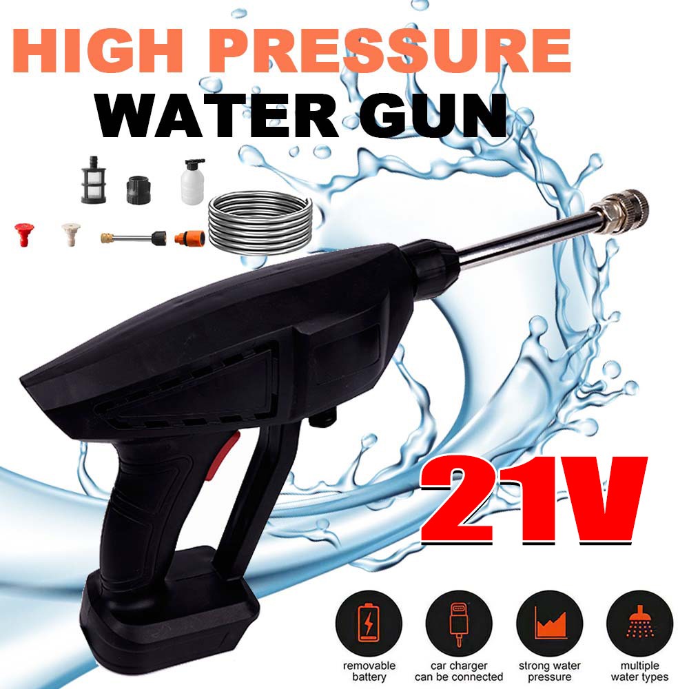 Oz Bargains™ HydroJet Max – Cordless High-Pressure Water Spray Gun | Portable Car & Yard Washer